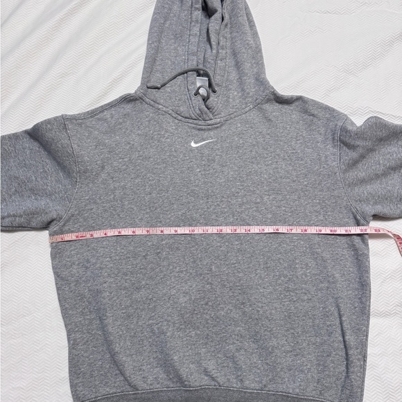 Nike Collection Fleece Oversized Hoodie In Gray Heather XS Size - Picture 4 of 8